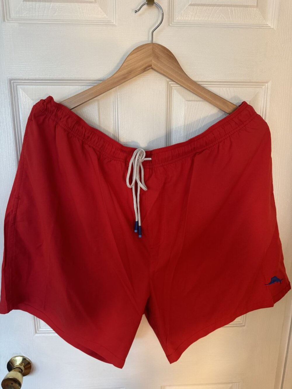 NWT Tommy Bahama Mens Red 6" Inseam Swim Shorts 2XL - Picture 2 of 12